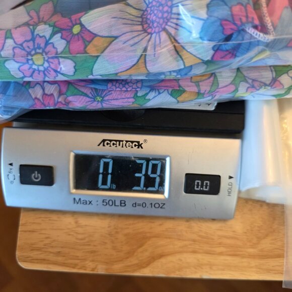 🔴 Jessica Simpson Crazy Daisy Tiered Flutter Sleeve Swim Cover Up Muliticolor S - Picture 14 of 14